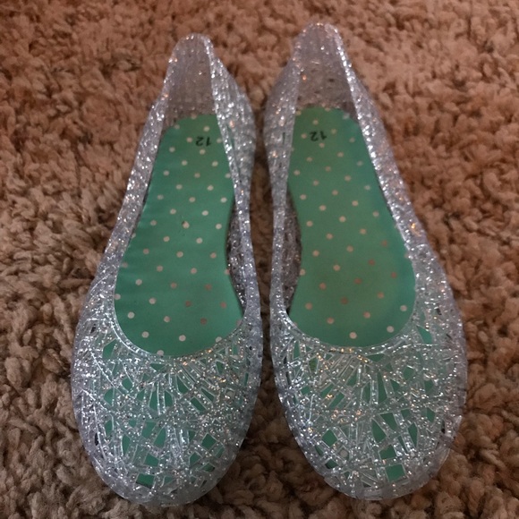 size 12 clear shoes